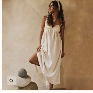 Free People Cream Maxi Dress